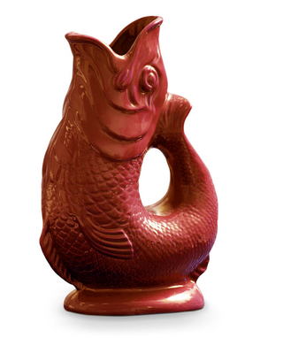 Wade Fish Jug Red