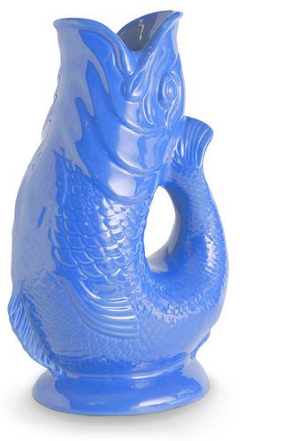 Wade Fish Jug Sea Blue