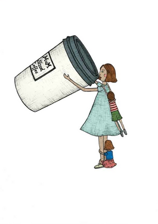 Mum Sized Coffee Card