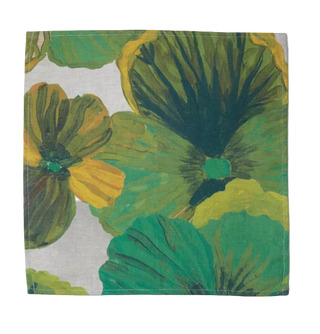 Bonnie and Neil | Wild Pansy Verde Napkins (Set of 4)