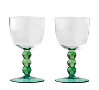 Bubble Goblet Glass | Set of 2