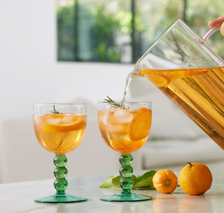 Bubble Goblet Glass | Set of 2
