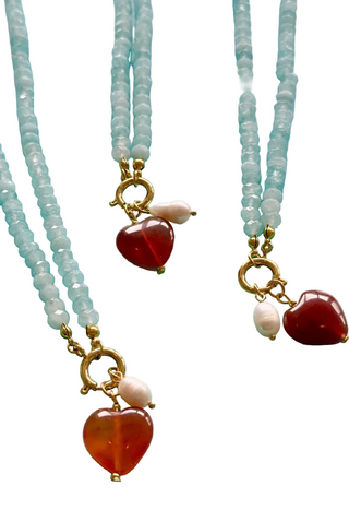 Santorini Heart Necklace