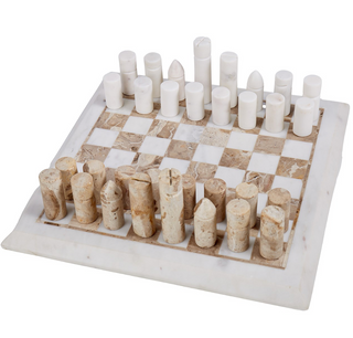 Marble Inlay Chess Set