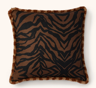 Bonnie and Neil | Zebra Chocolate Cushion