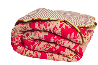 Hazel Scalloped Velvet Bedcover