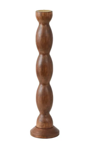 Wood Floor Candle Holder