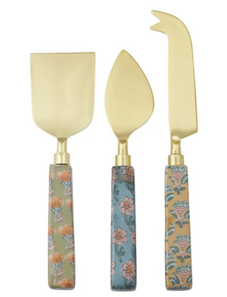 Bagru Steel Cheese Knives