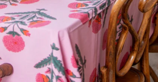Big Marigold Hibiscus - 12 Seater Tablecloth