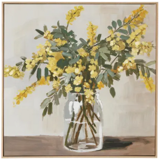 Wattle Ash Framed Oil Painting Print