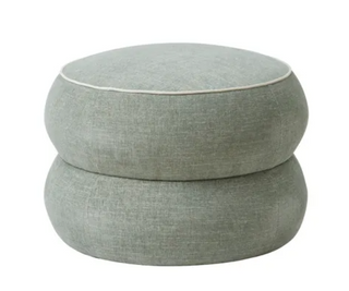 Grace Ottoman - Sage/Ivory