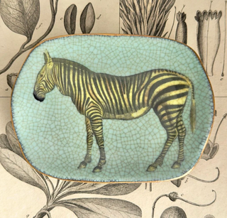 Zoologique Dish - Zebre Ming