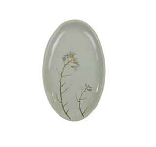 Flower Oval Plate