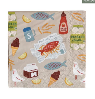 Fish & Chips Napkin