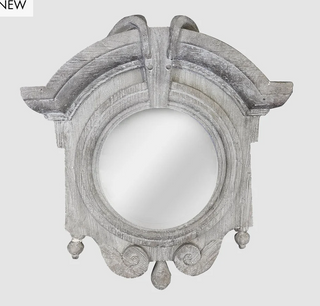 Claywood Zinc Mirror