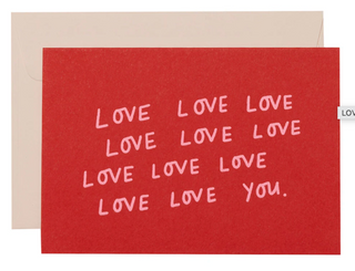 Love Love Love You Card