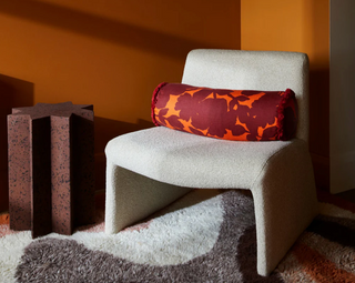Bonnie & Neil | Carmine Rust Bolster Cushion