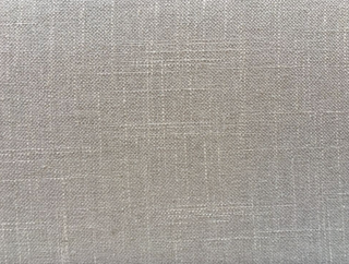 Button Back Linen Carver Chair