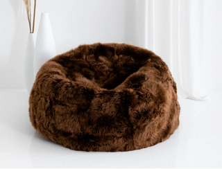 Sheepskin Wool Bean Bag Chair