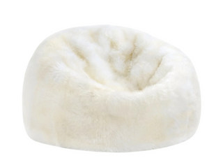 Sheepskin Wool Bean Bag Chair