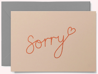Sorry Card