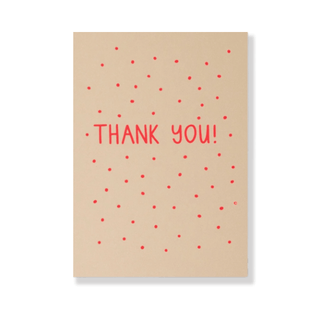 Confetti Thanks Card