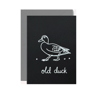 Sketchy Old Duck Card