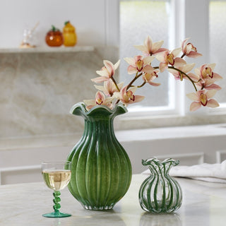 Emerald Bloom Vase