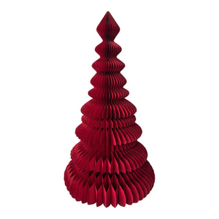 Paper Christmas Noble Tree - Red