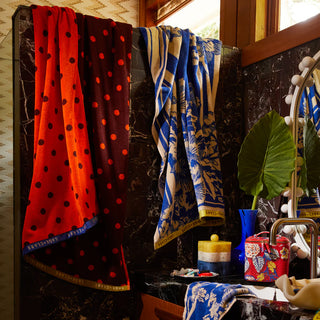 Paige Bath Towel Juniper or Orangerie