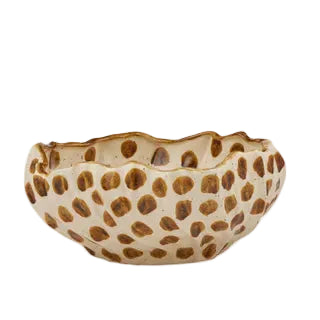 Brown Spotted Bowl