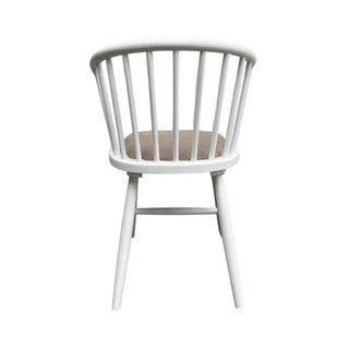 Curved Strip-Back Dining Chair