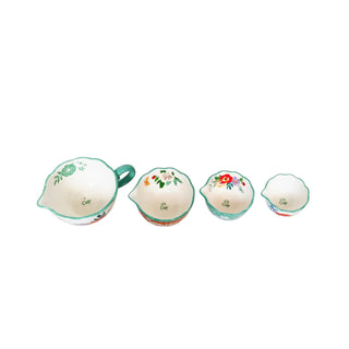 Flower Measuring Cups - Set of 4