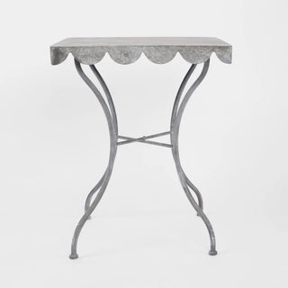 Scalloped Metal Table