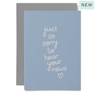 JUST SO SORRY CARD