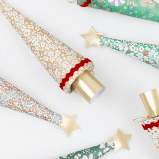 Tree Meri Meri x Liberty Set of 6 Crackers