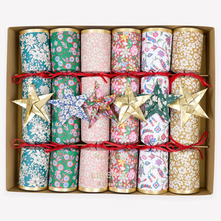 Origami Star Meri Meri x Liberty Set of 6 Crackers