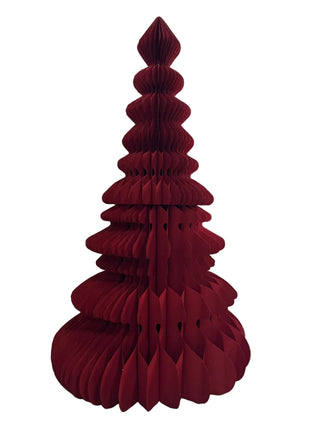 Paper Christmas Noble Tree - Red